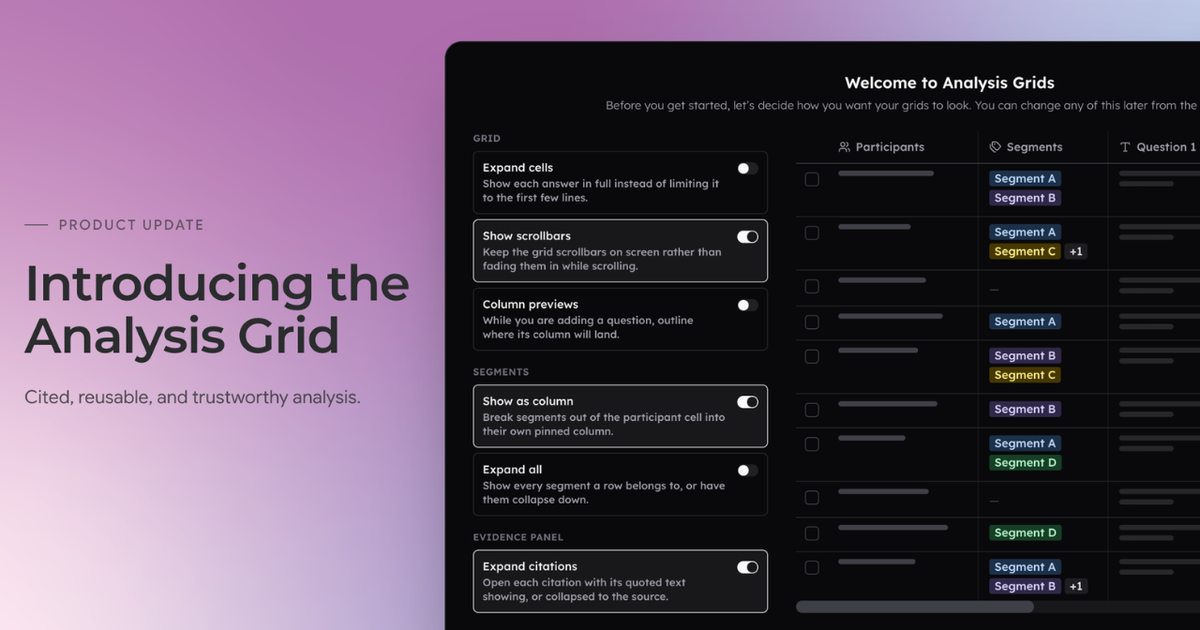CoLoop Analysis Grid — цитируемый и повторно используемый анализ качественного исследования