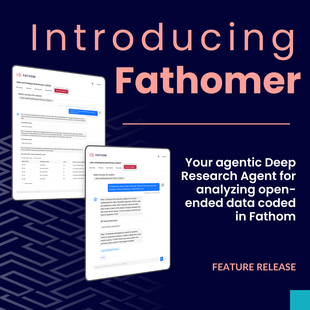 Fathomer — AI-агент платформы Fathom для анализа открытых данных в исследованиях
