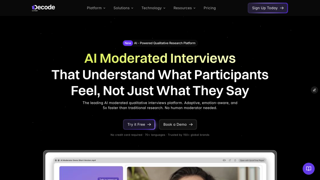 Mira — ИИ-модератор для качественных исследований от Entropik