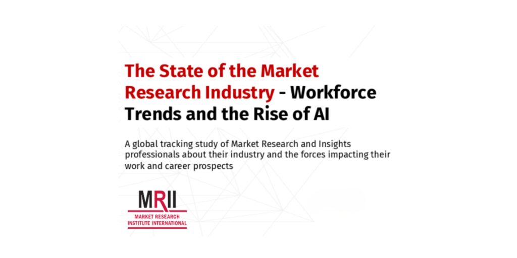 Обложка отчёта MRII 2026 State of the Market Research Industry