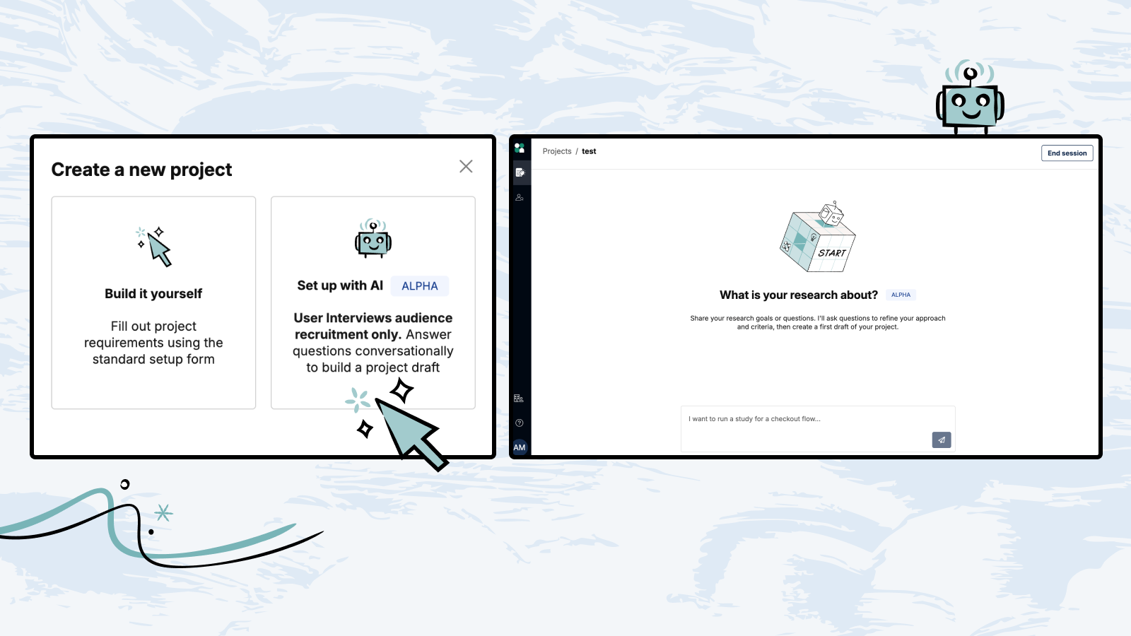 ИИ-агент User Interviews для создания исследовательских проектов